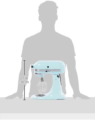KitchenAid Küchenmaschine I Artisan I Kippbarem Food Processor I Teigknetmaschine mit 5 Zubehör | 2 Schüsseln aus Edelstahl | 4.8 L | Schwarz