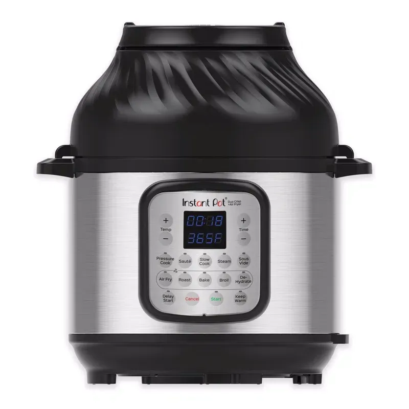 Instant Pot Duo Crisp 11 in 1 Air Fryer & Pressure Cooker, 8 Qt, Stainless Steel