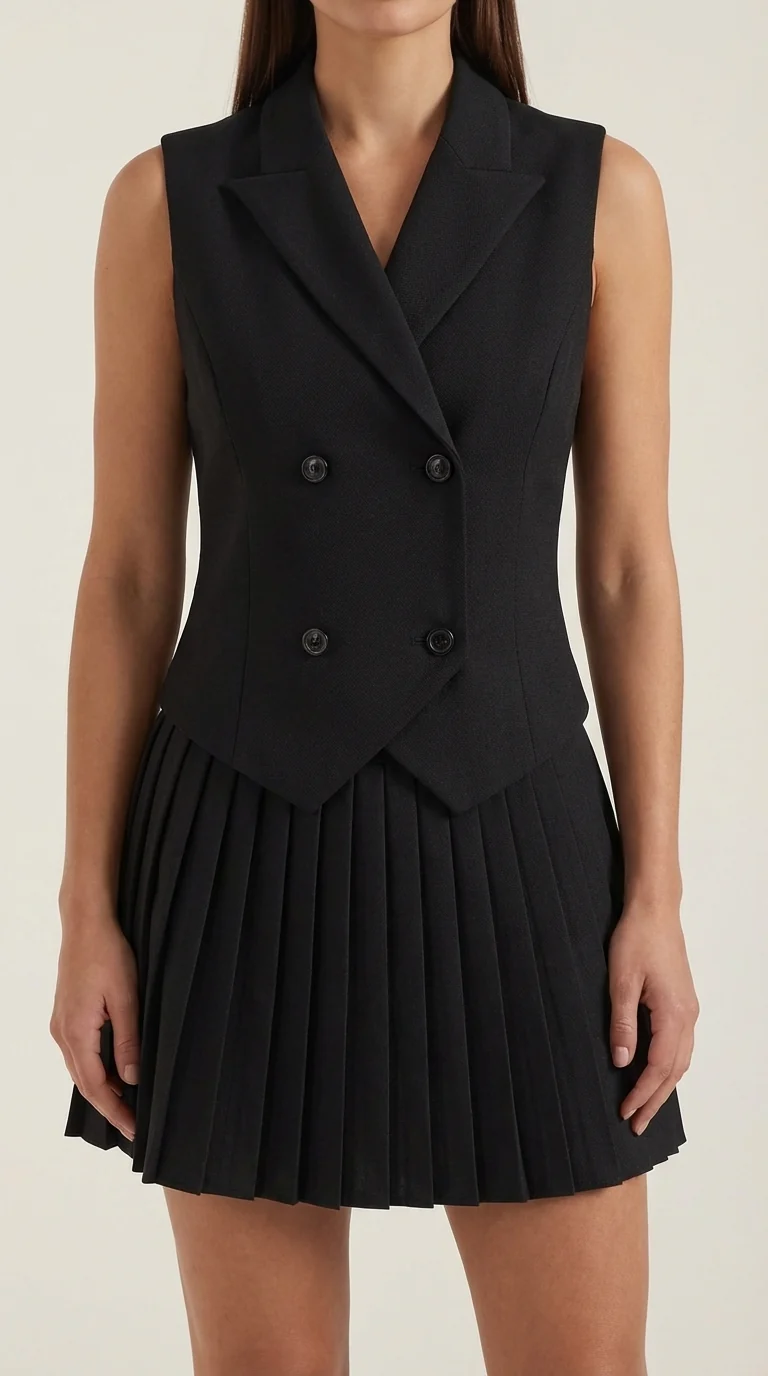 Blazer-Weste-Rock-Set