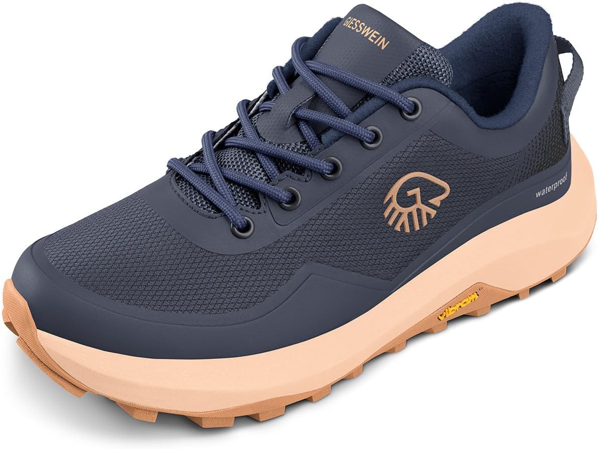 Giesswein Wool Trail X Women - Wasserdichter Trailrunning Schuh mit Vibram Megagrip Sohle, Sportschuh mit dämpfender Eva Mittelsohle, Sneaker aus atmungsaktiver Merinowolle mit Wechselfußbett