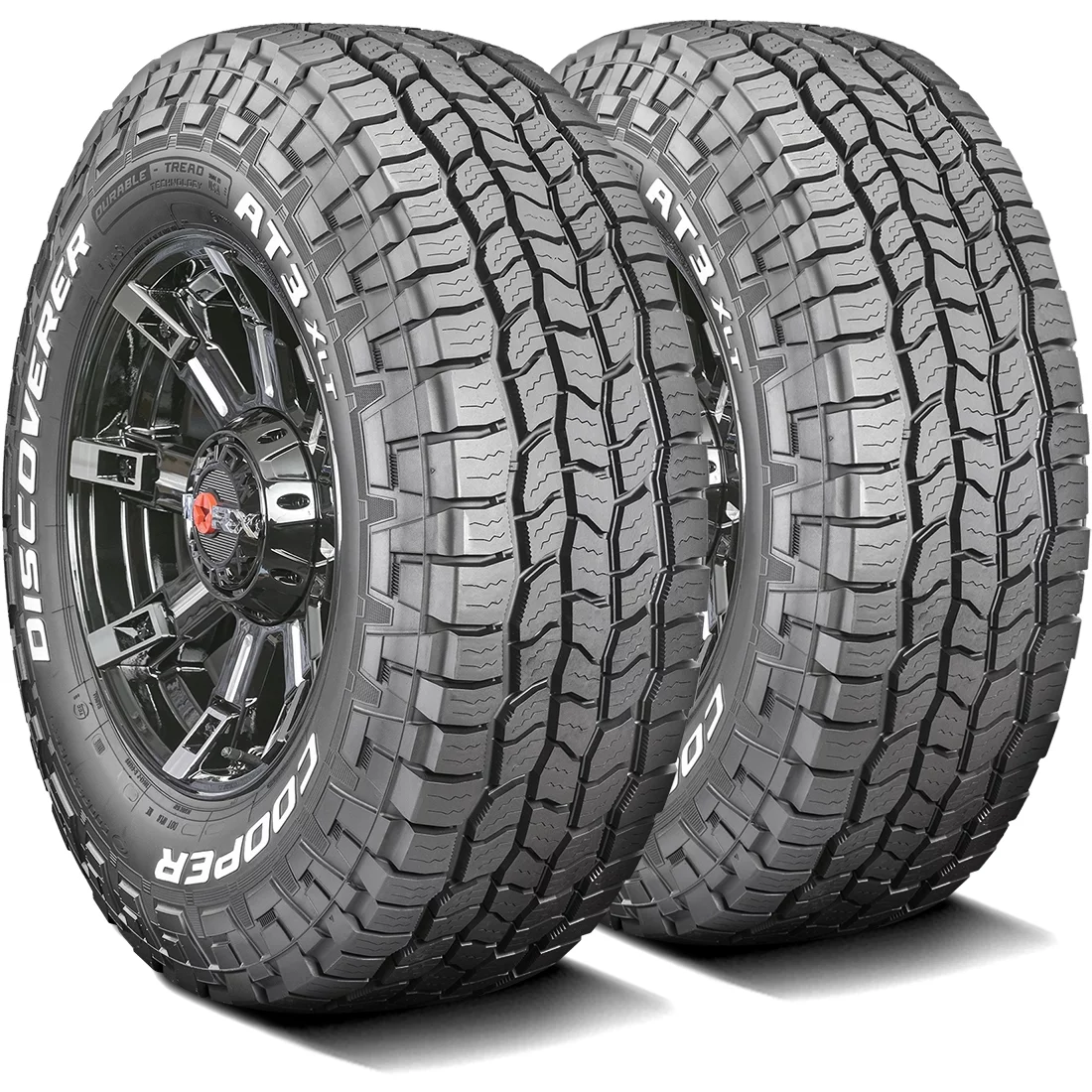 Cooper Discoverer AT3 XLT All Terrain Tires 285/75R16 10 Ply E &ndash; Fits Light Trucks &amp; Hummer H3 Models