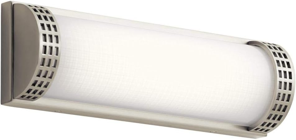 Elan 83901 Wandschrank für Badbeleuchtung, 1 LED 25 Watt, Nickel gebürstet