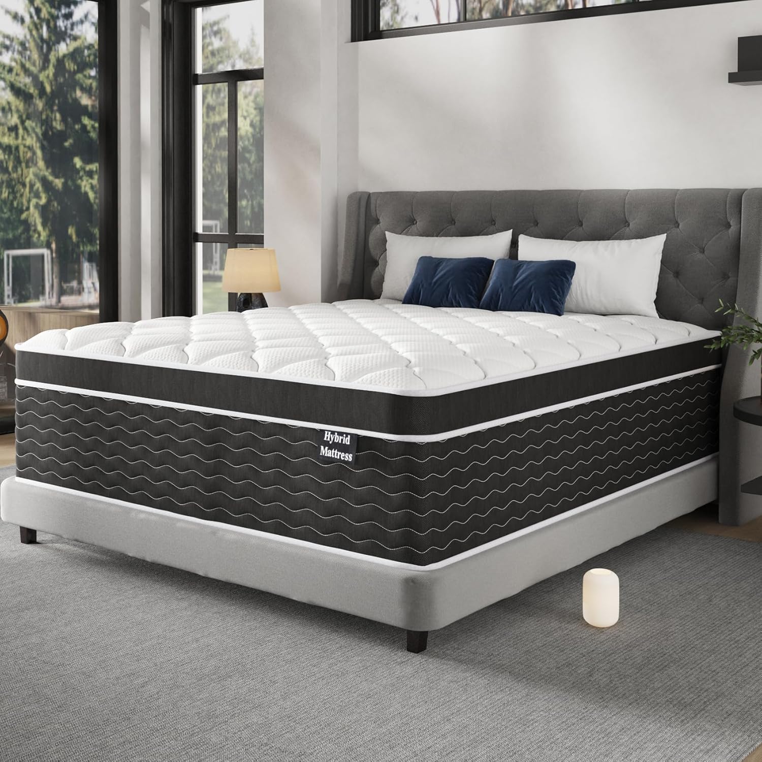 Full Size Mattress. 10 inch Full Bed Mattress in a Box. Medium Plush Hybrid Mattresses with Gel Memory Foam and Pocket Springs. Pressure Relief & Upgraded Support. Cooling and Breathable