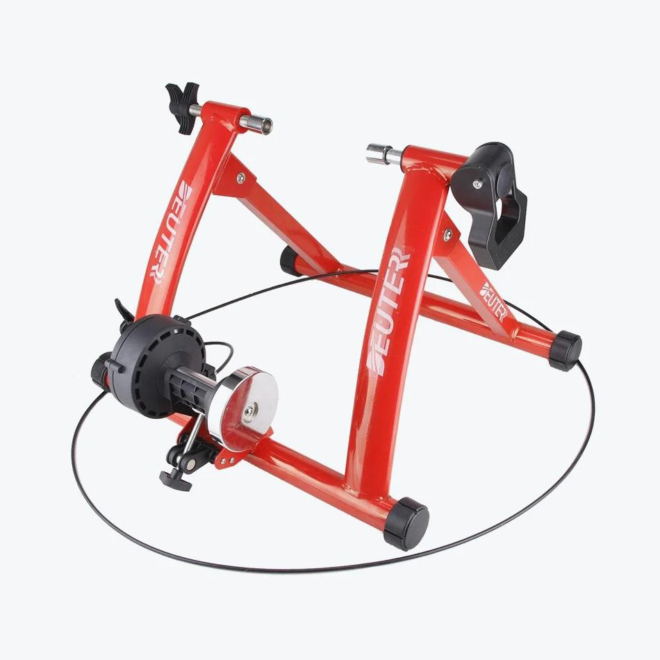 2025 Opvouwbare en Draagbare Fiets Trainer met 6 Weerstandsniveaus �C Stille Magnetische Weerstand, Snelklembevestiging