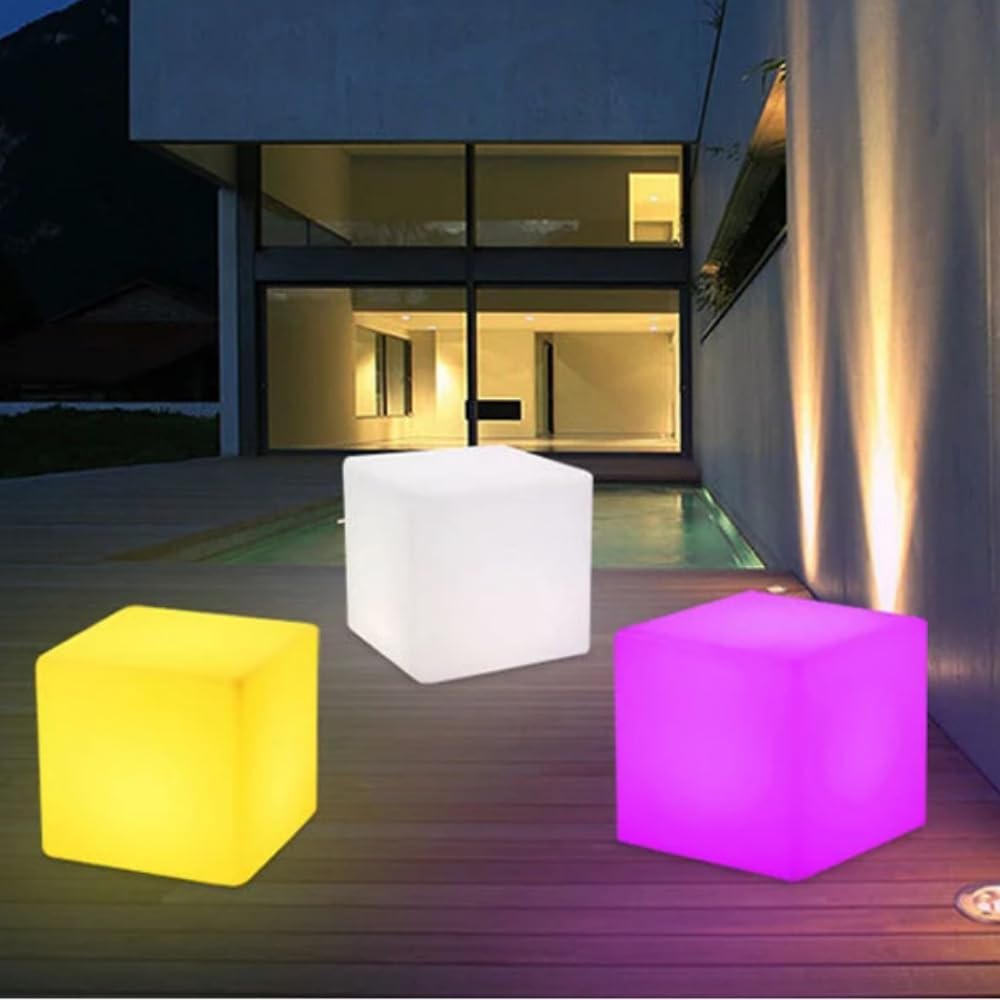 Wiederaufladbare LED-Außenhoflampe, 20 cm, weiß, Gartenbeleuchtung, hell, tragbar, wetterbeständig, perfekt für Terrassen, Höfe und Camping, 1 Stück