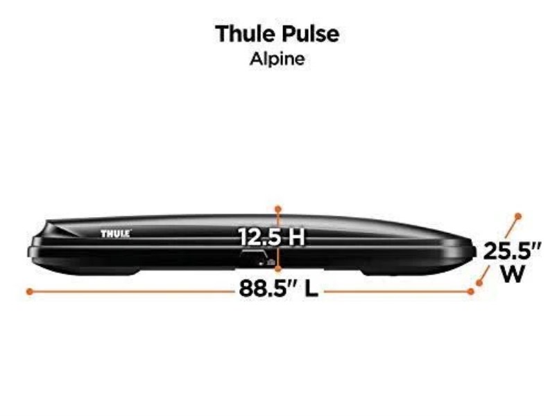 Thule 613 Pulse Alpine Cargo Box, Black