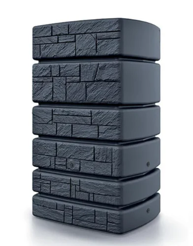 2025 Regenwatertank Tower Stone, regenton 350-500L