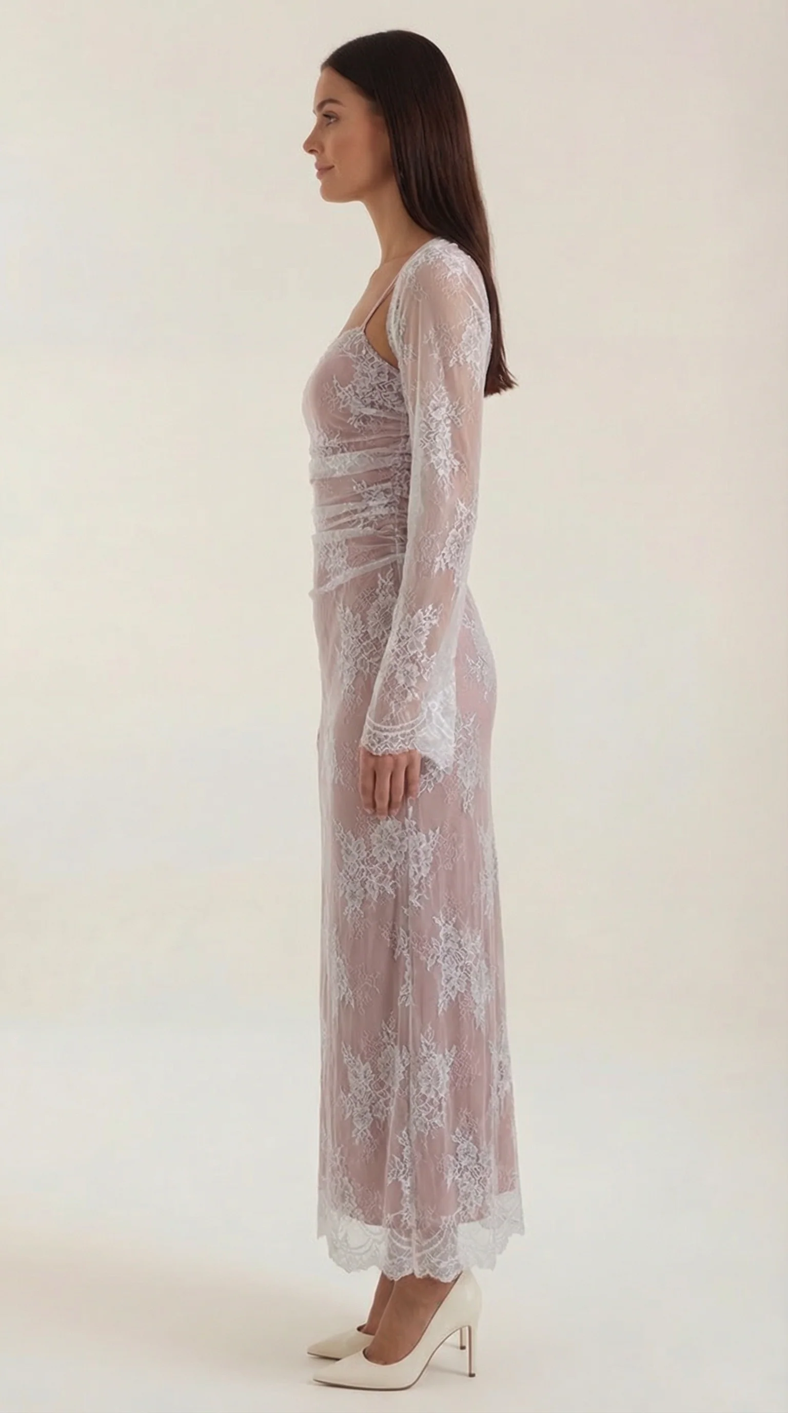 Spitzen-Maxikleid