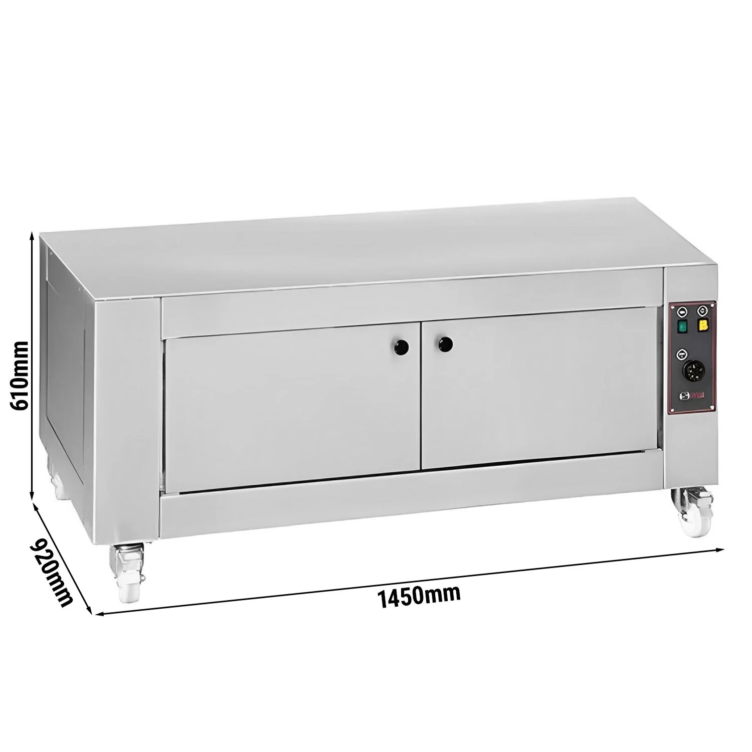 Heveskap - 6x EN 600x400 mm - for pizzaovner PEZ630G & PEZ630G#2