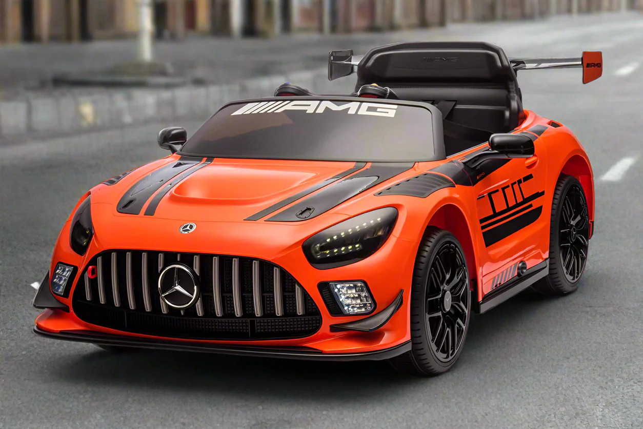 Mercedes AMG GT3 Kids Electric Ride on Car with parental control - Orange