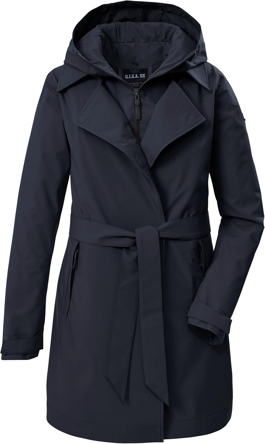 G.I.G.A. DX Damen Gs 82 Wmn Prk Funktionsparka/Mantel mit abknöpfbarer Kapuze und abzippbarem Gilet