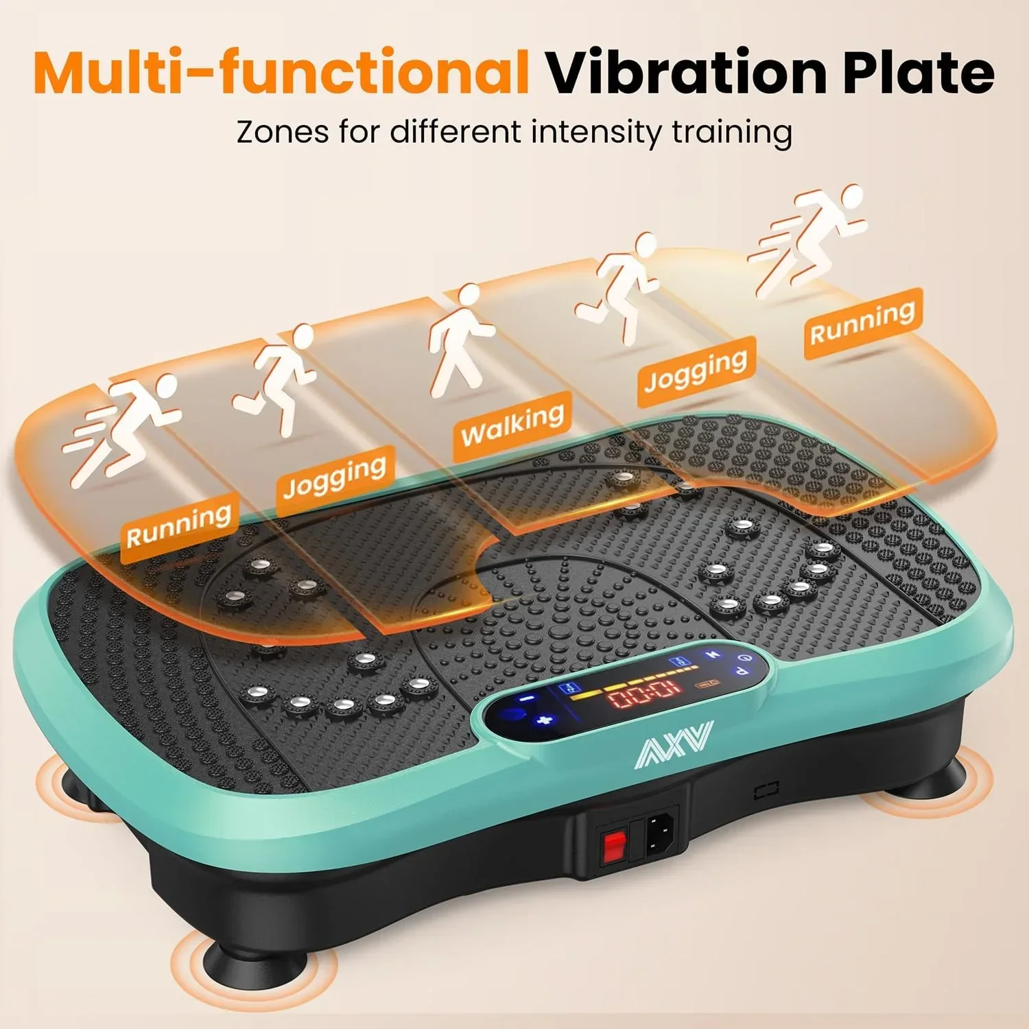 AXV Vibration Plate Fitness Platform Trainer Suitable for men and women to lose weight
