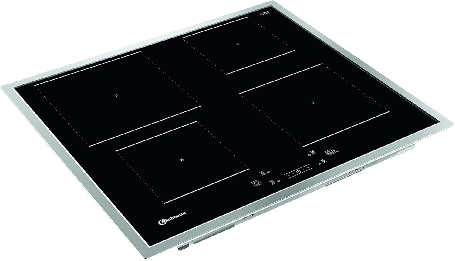 Bauknecht Induktions-Kochfeld BQ 2760S FT / Booster/ Touch Control /Simmer-Funktion / Restwärmeanzeige/ flacher Edelstahl-Rahmen