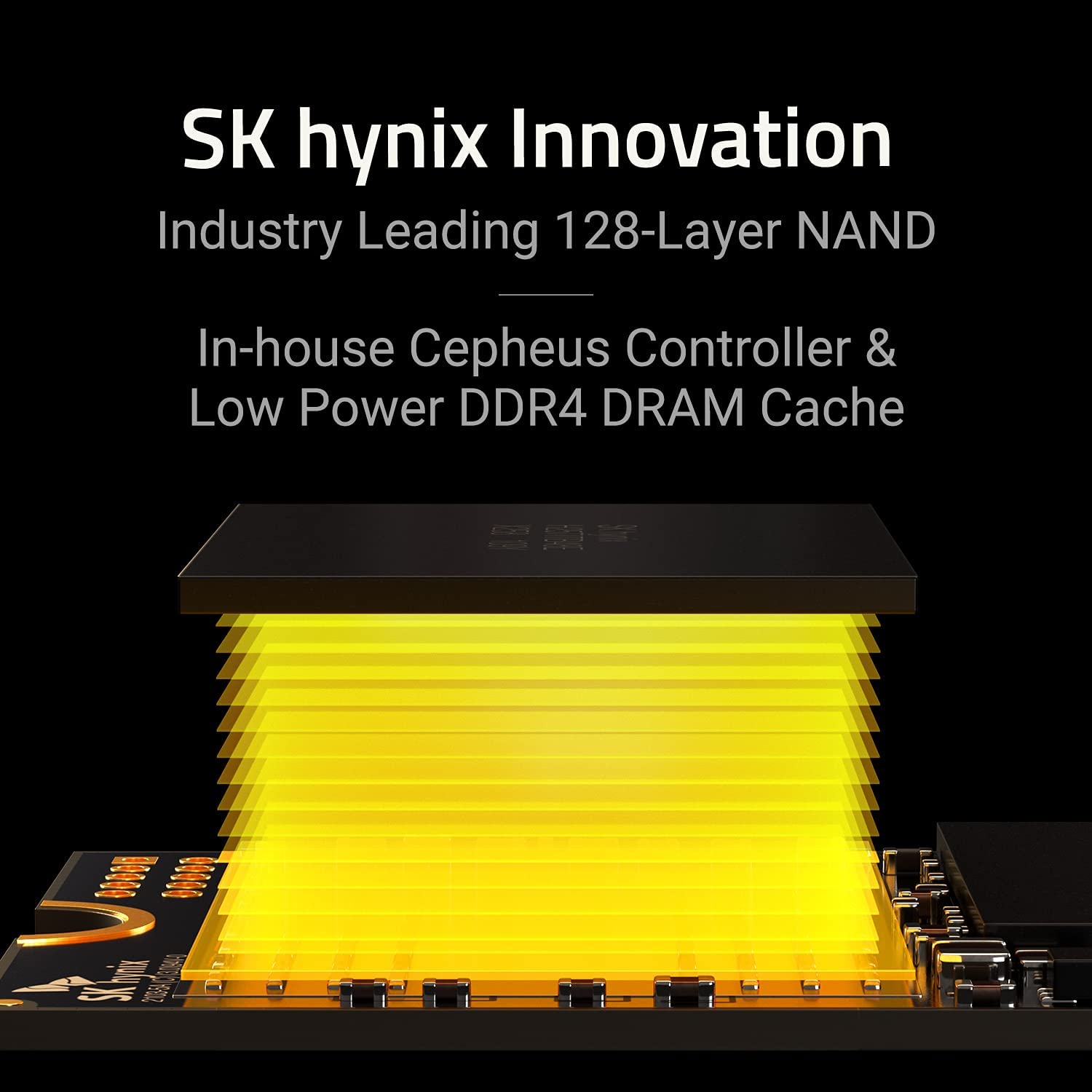SK hynix Gold P31 PCIe NVMe Gen3 M.2 2280 Internal SSD | Up to 3500MB/S