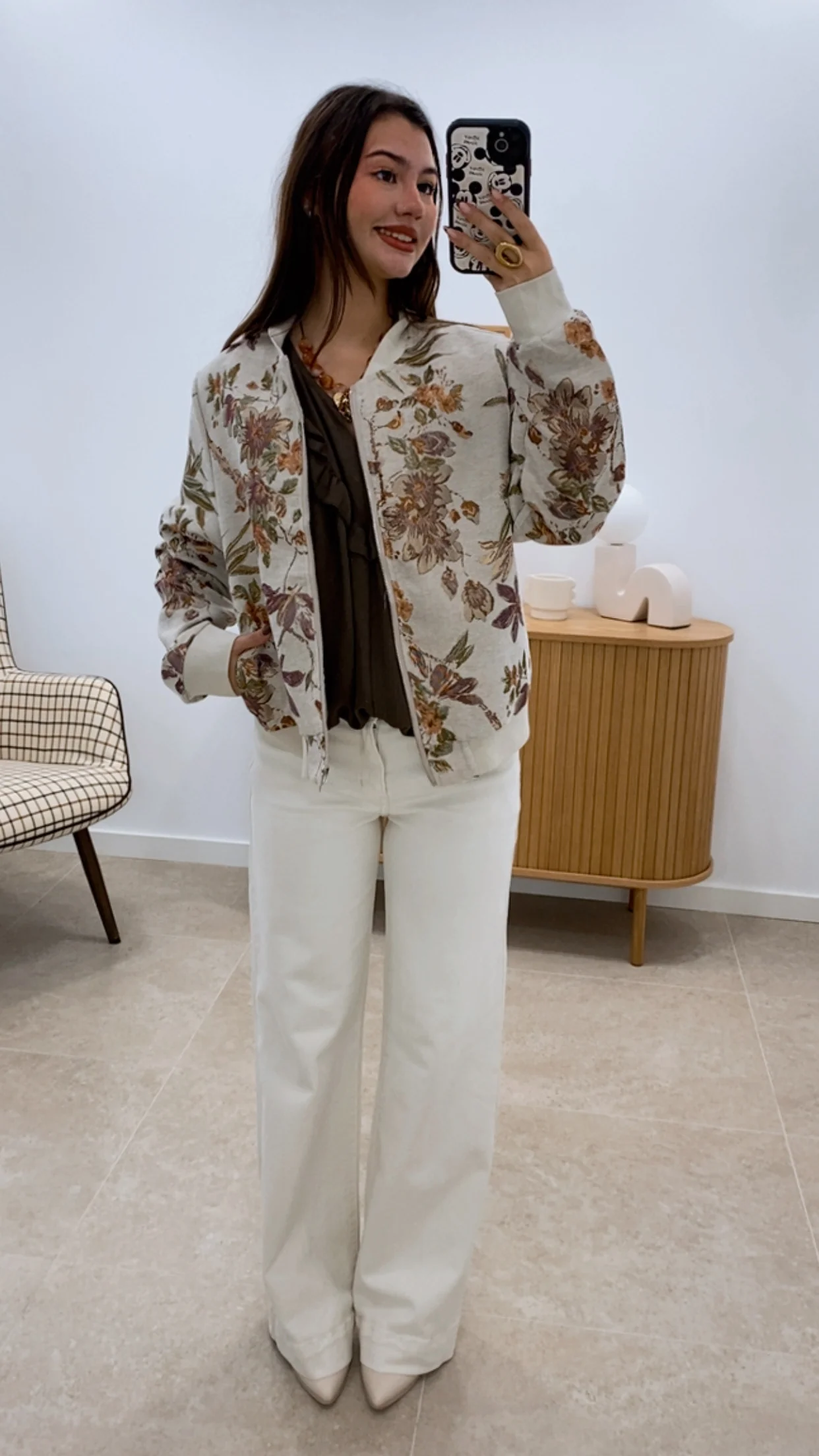 BOMBER ESTAMPADA FLORAL