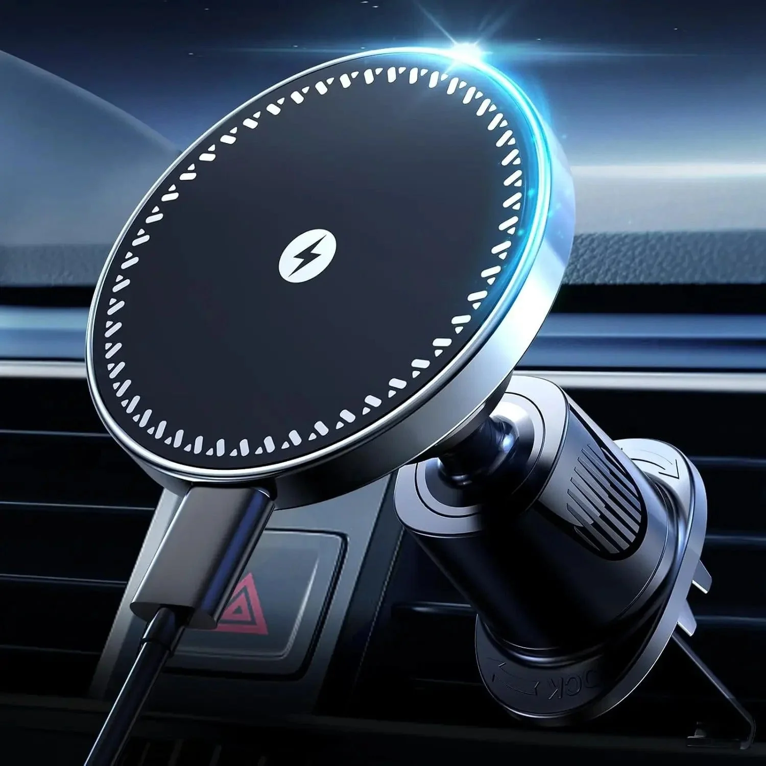 Magnetic Wireless Phone Car Charger