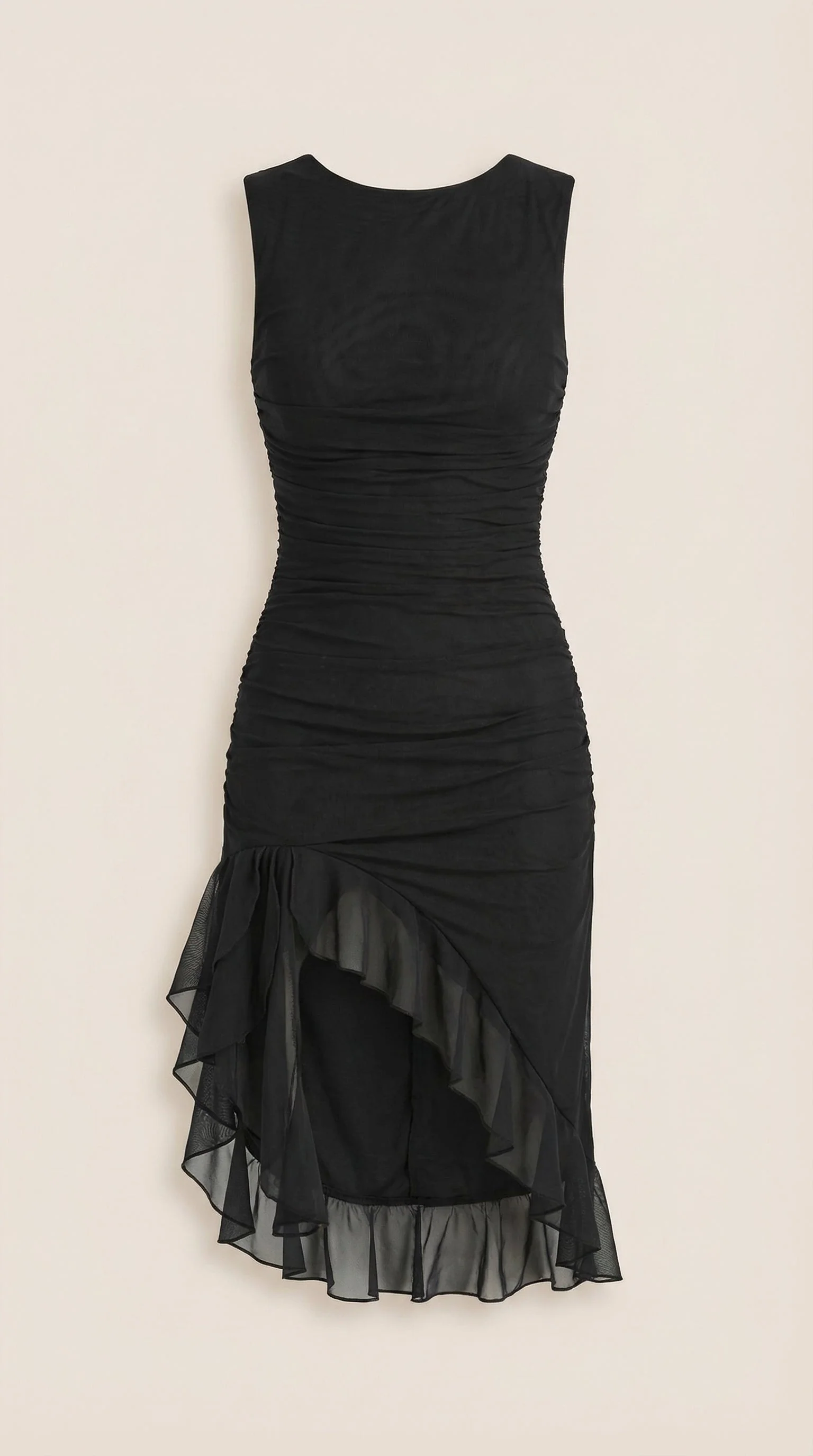 Midi-Kleid mit R��schen