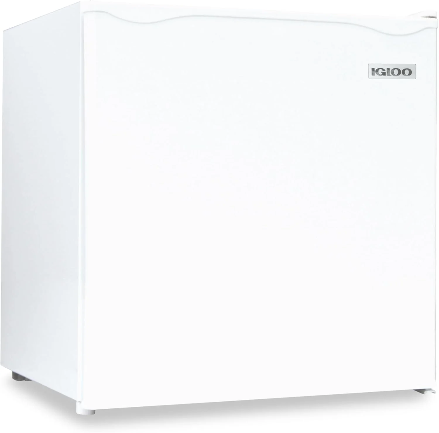 Igloo 3.2 Cu.Ft. Mini Fridge with Freezer - Single Door Compact Refrigerator with Glass Shelves for Homes