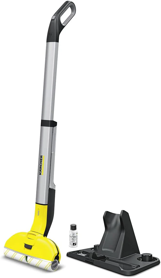 K?rcher Elektrische dweil EWM 2, draadloze vloerreiniger met 2 roterende microvezelrollen, accuduur: ca. 20 min, oppervlakteprestatie per acculading: ca. 60 m, wit