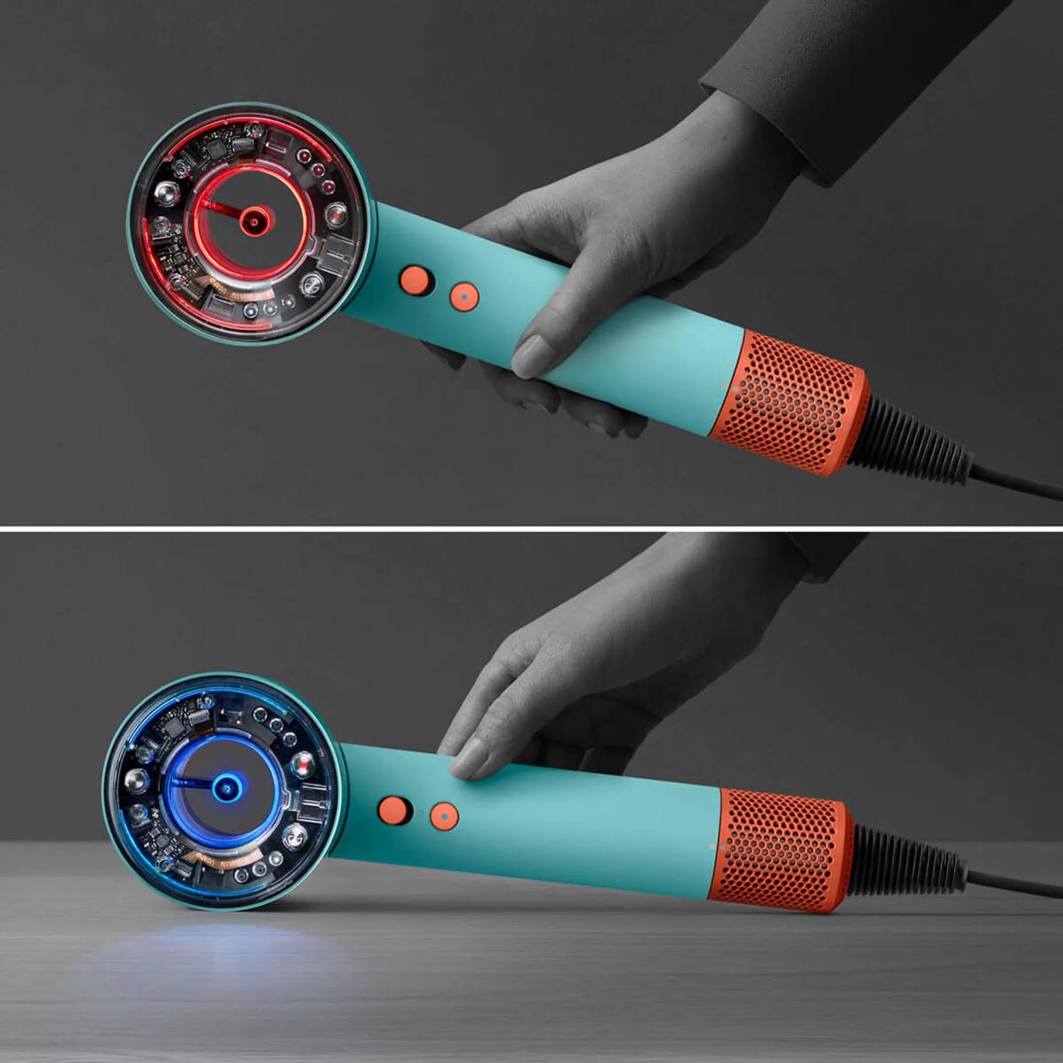 Dyson Supersonic Nural Curl+Coily Red Velvet/Gold - Limited Edition