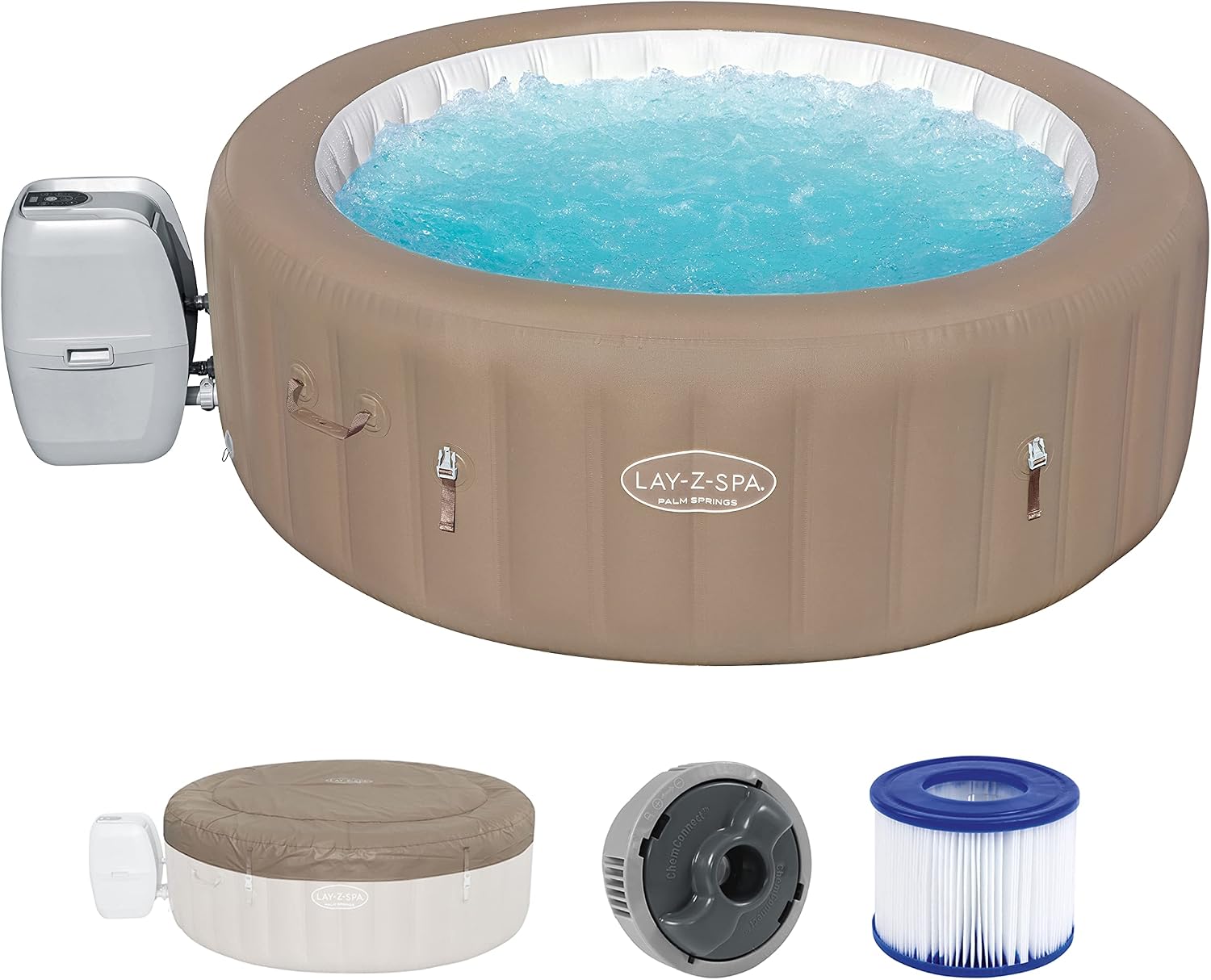 Bestway® Lay-Z-SPA® Whirlpool Palm Springs AirJet Ø 196 x 71 cm, rund