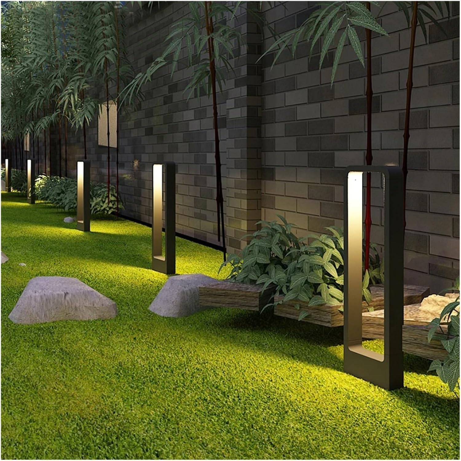 Moderne wasserdichte Gartenbeleuchtung für den Außenbereich, IP65, Aluminium, Landschaftsleuchten für Villen, Innenhöfe und Terrassen, stilvolle LED-Pendelleuchte