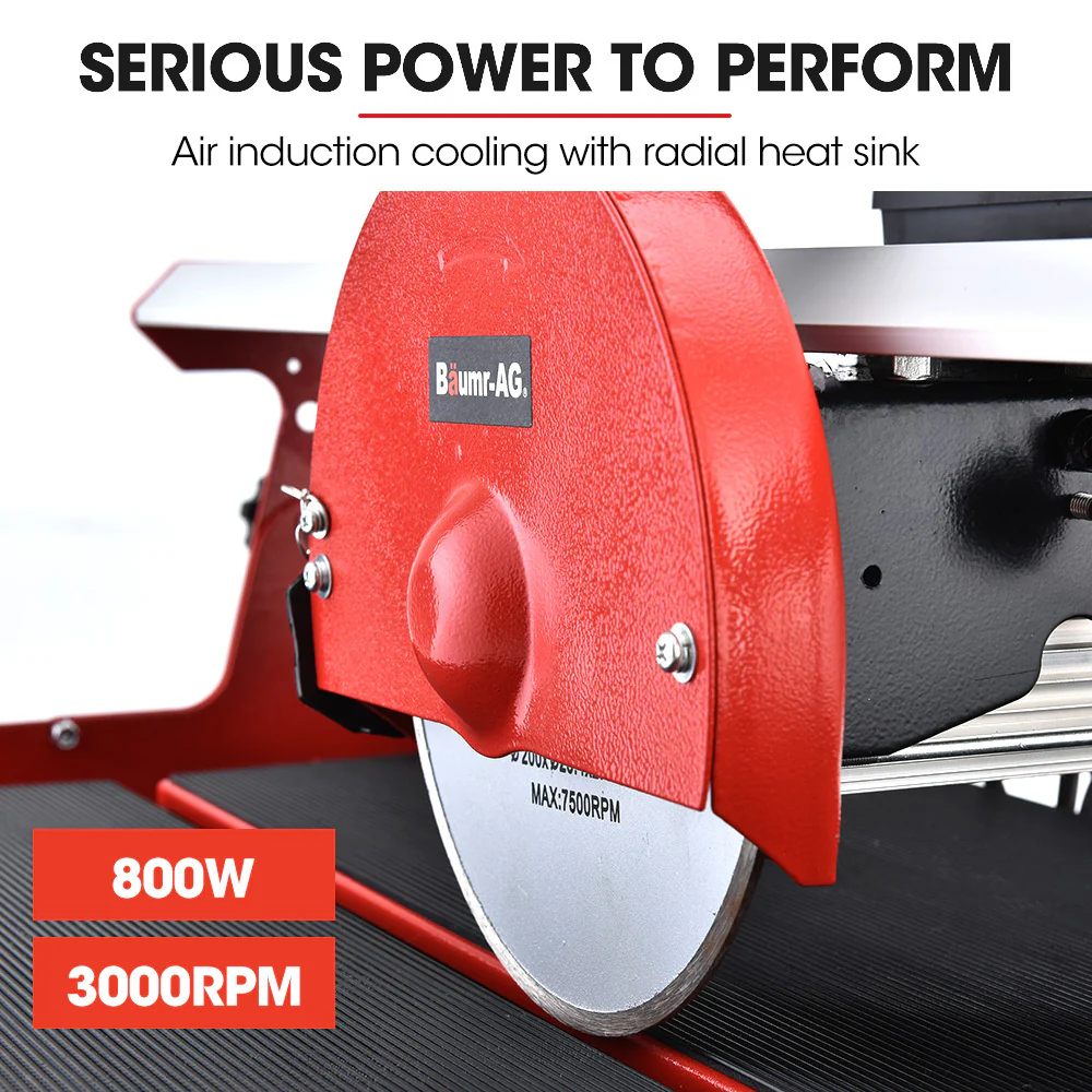 BAUMR-AG 800W Electric Tile Saw Cutter with 200mm (8