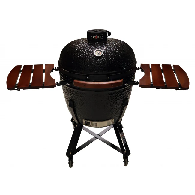 Kobe Kamado Holzkohlegrill Professional XL Black Edition, 23,5 , 113x81x113 cm
