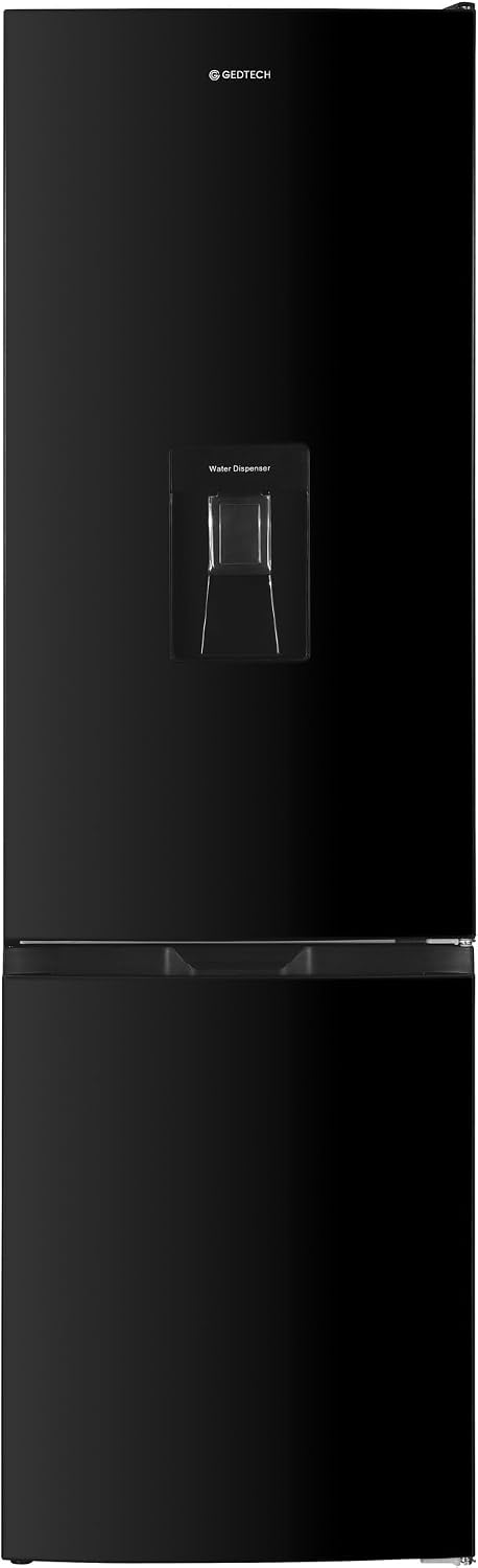 GEDTECH Refrigerateur combiné - congélateur bas - GCB262BL Noir - capacité 262L - Classe E