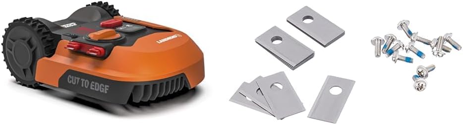 WORX Landroid M WR141E robotmaaier/accugrasmaaier voor kleine tuinen tot 500 m2/zelfrijdende grasmaaier voor een nette gazonsnit, veelkleurig