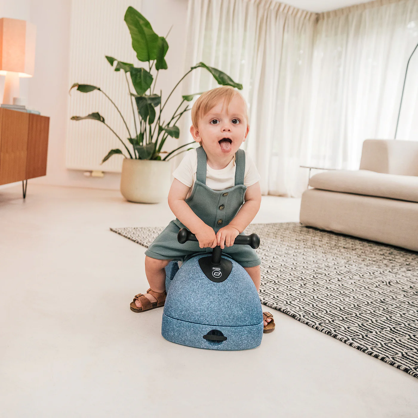 2025 Scoot and Ride My First 3-in-1 Baby Walker & Glijder van Staal