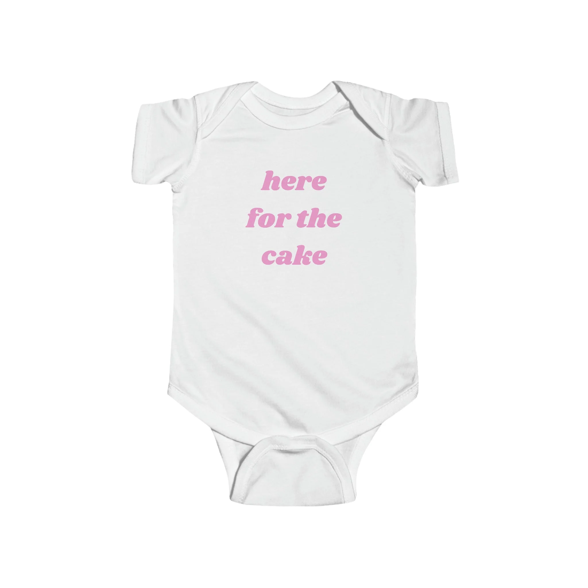 Baby girl Birthday Onesie | Here for the Cake Onesie | Girl Birthday Shirt | First Birthday Onesie