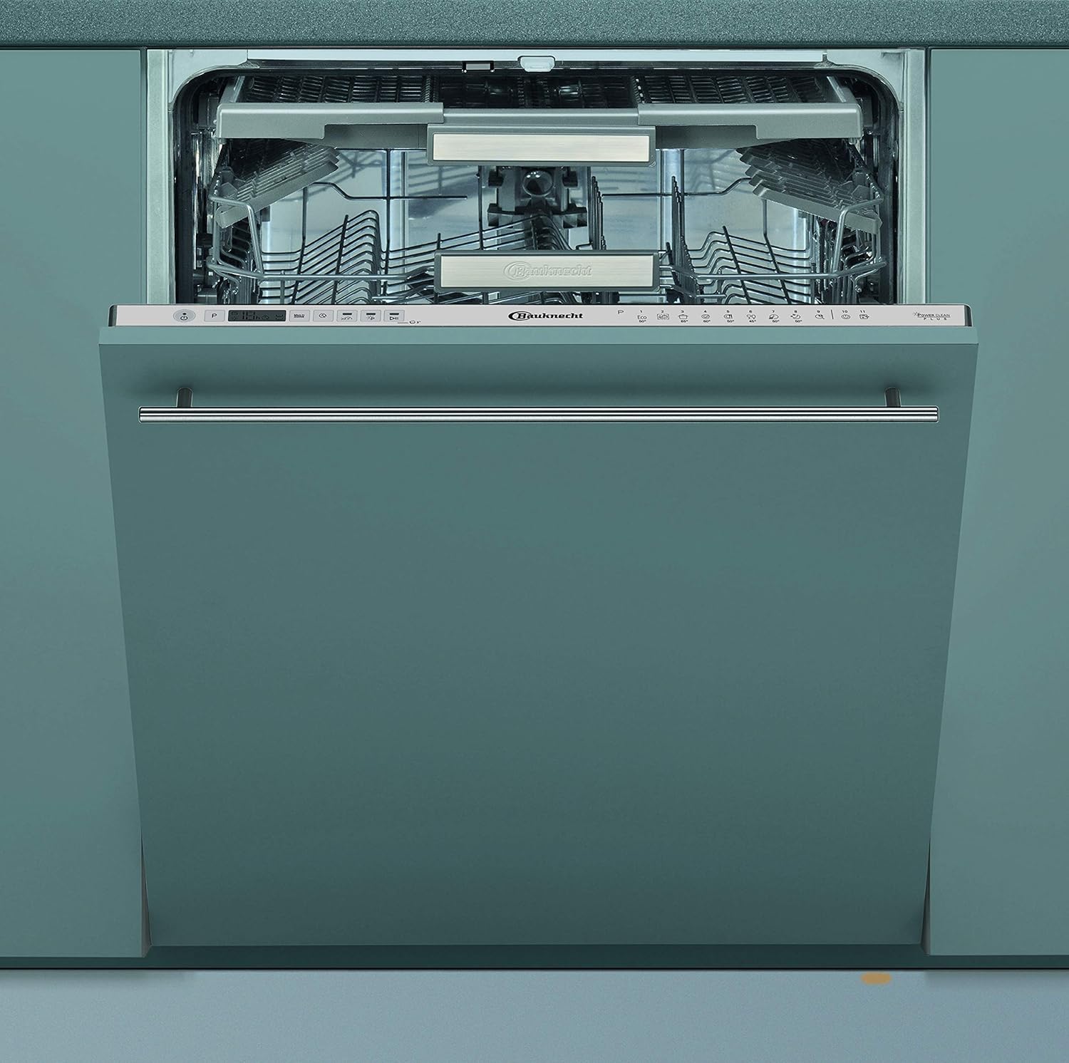 Bauknecht BUO 3O41 PLT X Unterbau-Geschirrspüler 60 cm /14 Maßgedecke /10 Standardprogramme und 1 Sensorprogramm/PowerClean/ActiveDry/Besteckschublade/Vollwasserschutz