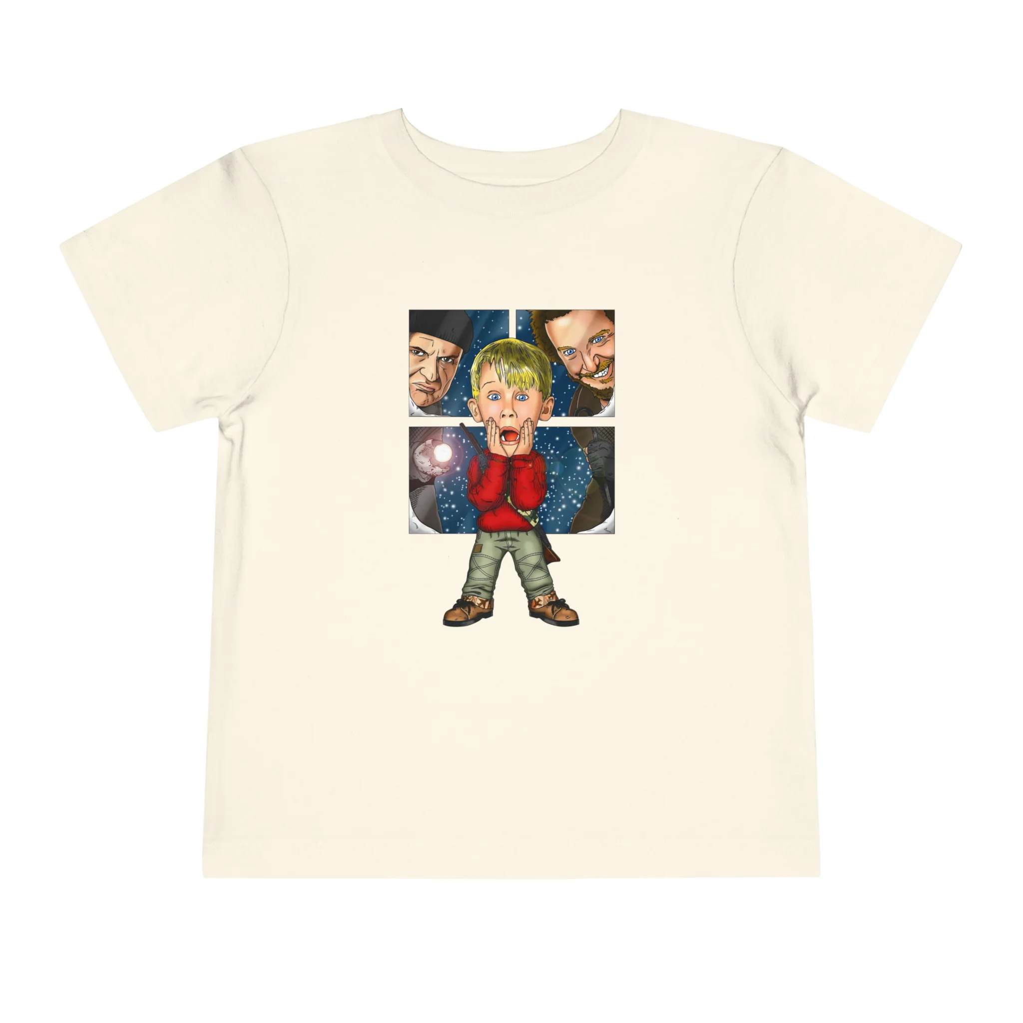 Home Alone Shirt, Funny Christmas Movie Tshirt, Retro Festive Christmas Toddler Tee, Kids Baby Christmas Shirts, Kids Christmas Shirt