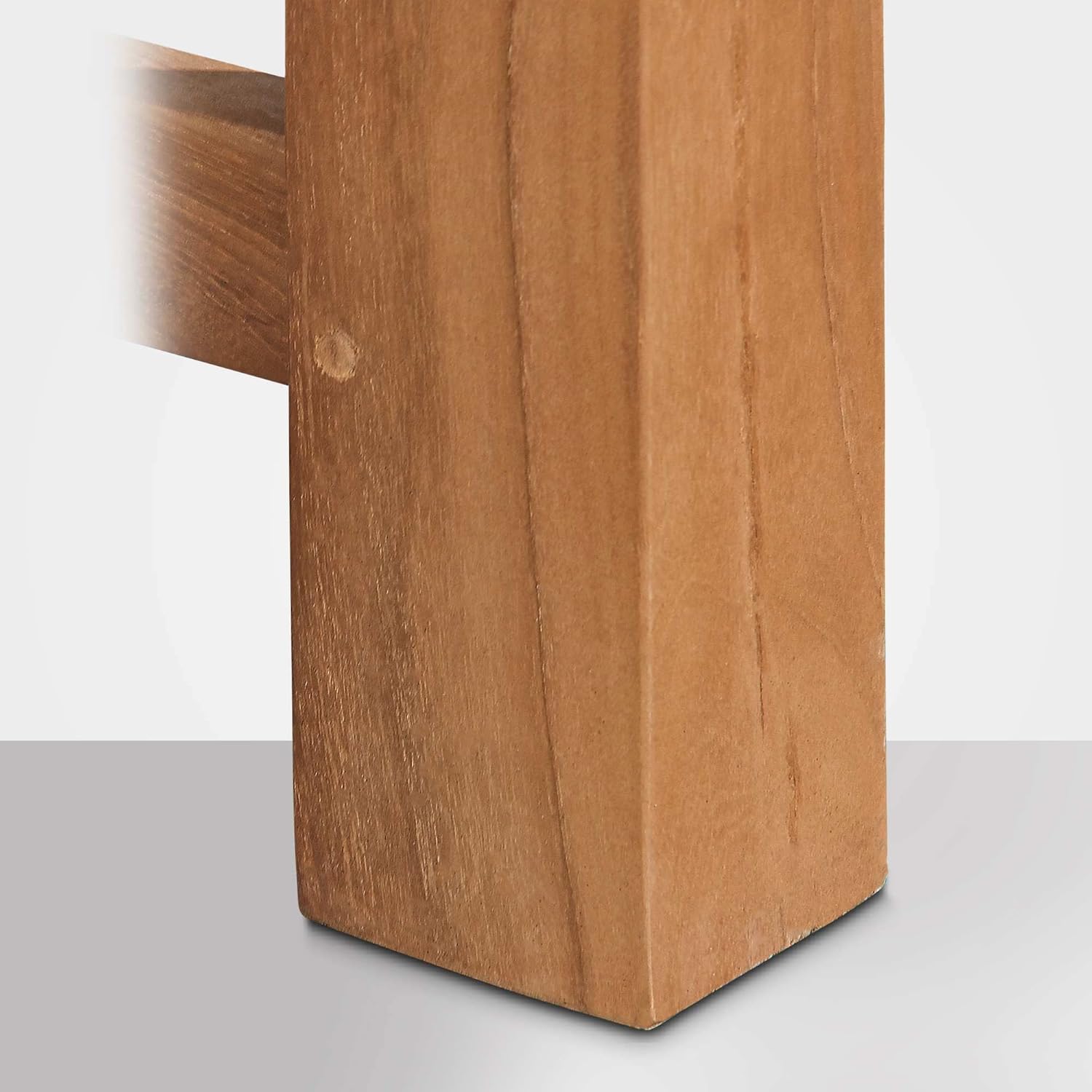 CLP Teakbank Jackson V2 I Wetterfeste Holzbank mit Rückenlehne I Stabile Gartenbank aus massivem Teakholz, Farbe:Teak, Größe:220 cm