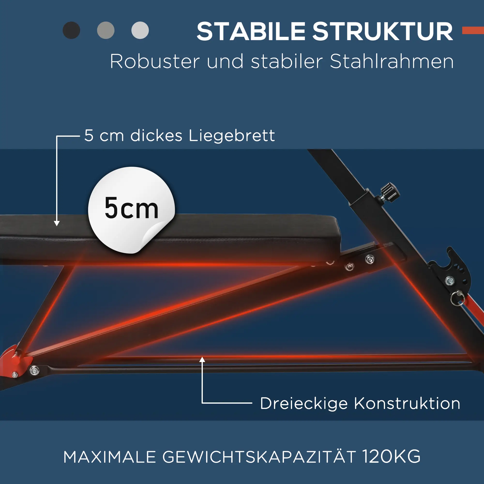 HOMCOM Halterbank verstelbaar multifunctioneel voor full-body training