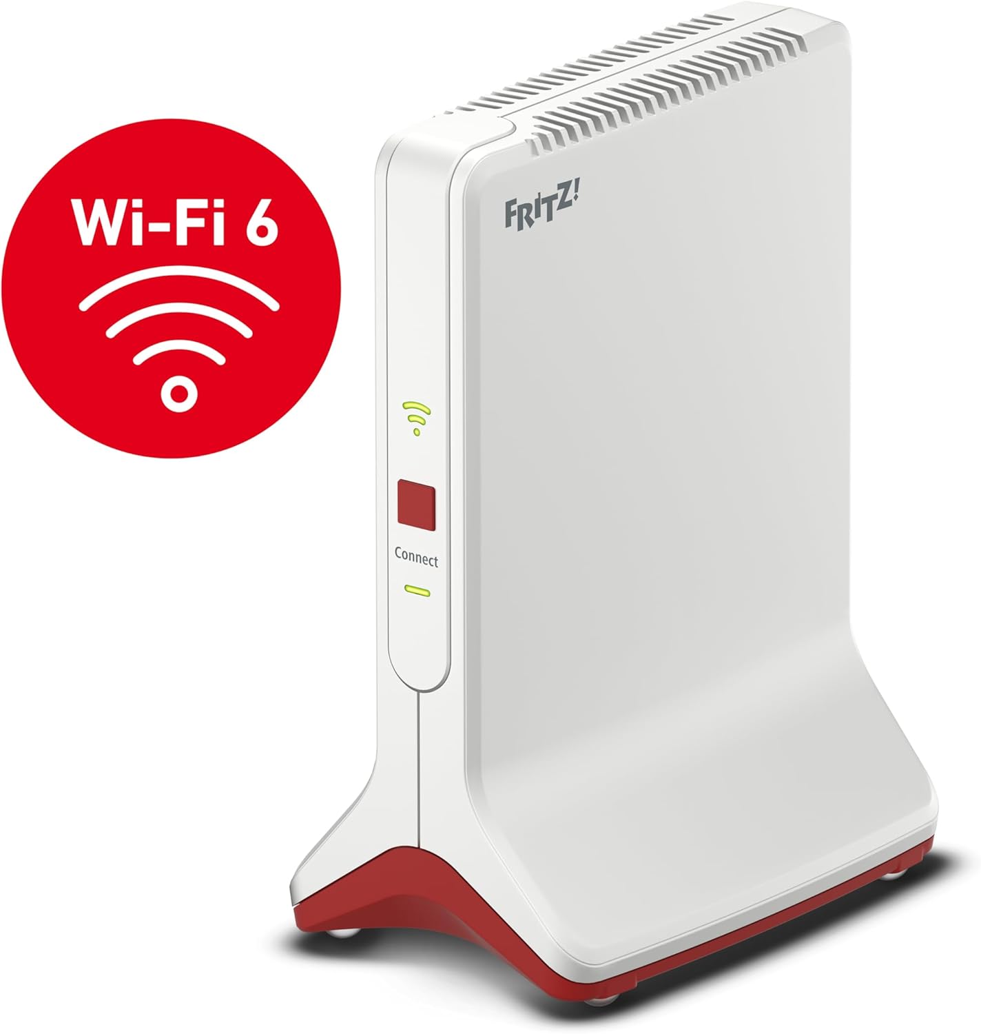 FRITZ!Repeater 6000 (WiFi 6 Repeater mit drei Funkeinheiten: 5 GHz (2 x bis zu 2.400 MBit/s), 2,4 GHz (bis zu 1.200 MBit/s), 2,5-Gigabit-LAN, deutschsprachige Version)