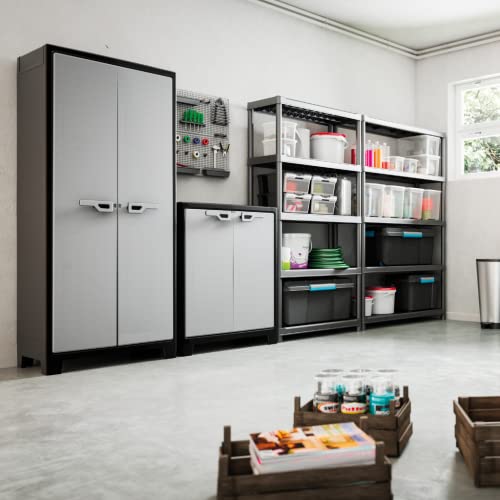 Keter Armadio Alto Titan con Ripiani Regolabili, da interno ed esterno, 80 x 44 x 182 cm : Amazon.it: Giardino e giardinaggio