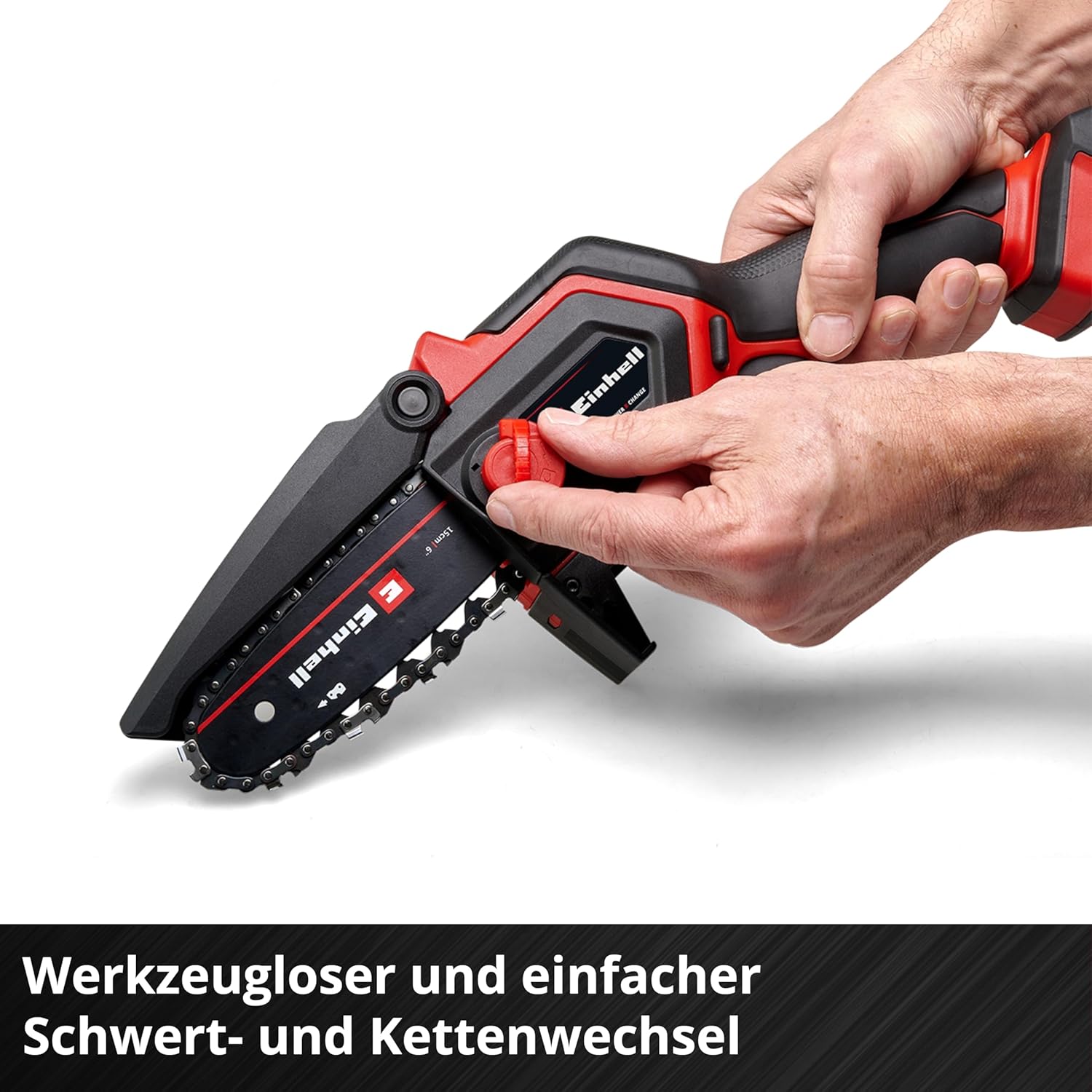 Einhell Akku-Astkettensäge GE-PS 18/15 Li Bag Kit Power X-Change (18 V, Brushless, 12,5 cm Schnittlänge, inkl. 2,5 Ah Akku, Ladegerät, Ersatzkette, Einhell Bag 45/29)