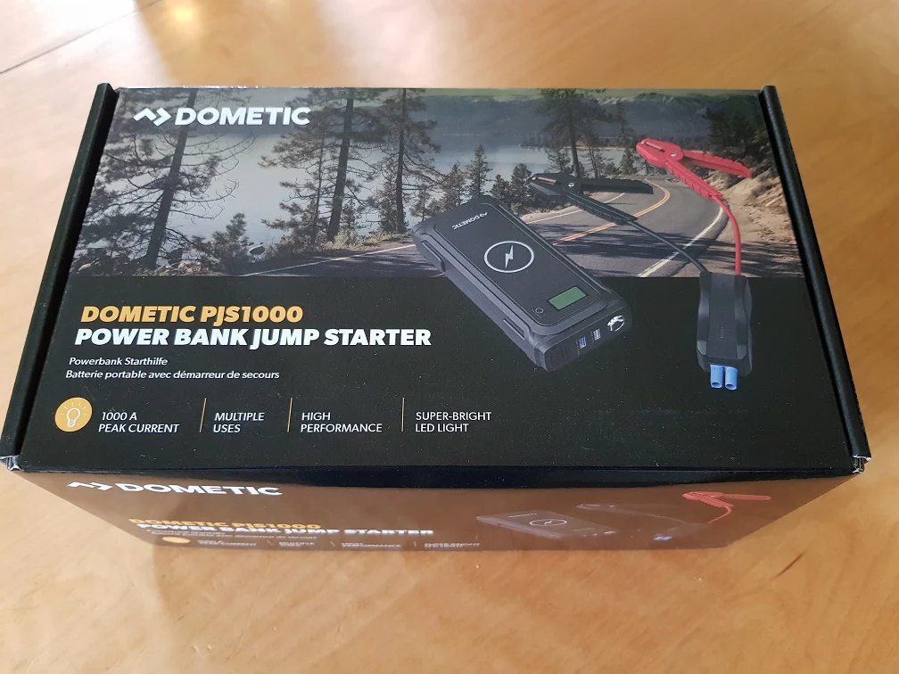 Dometic PJS1000 Powerbank Startbooster, 1000 A Piektopbrengst, CE Wandlader