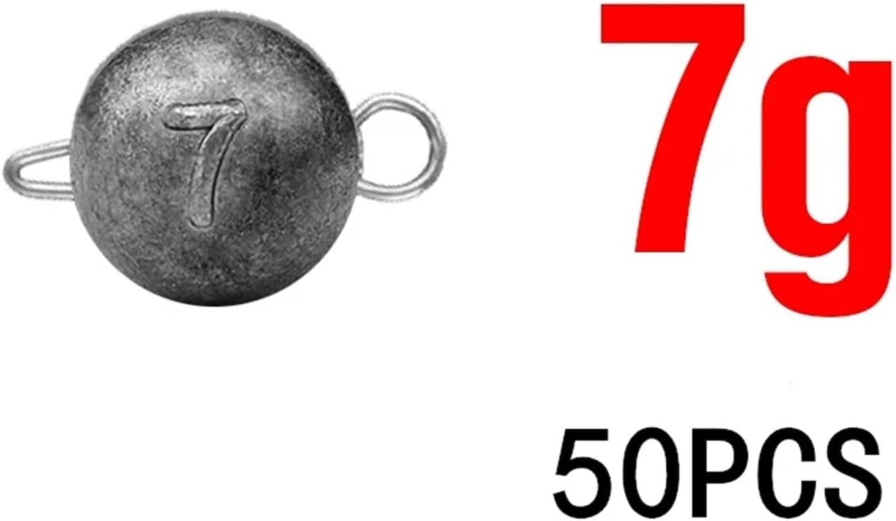 50 Stück/Lot Angelbleikopf-Jigköder for Softzubehör 3 g-14 g