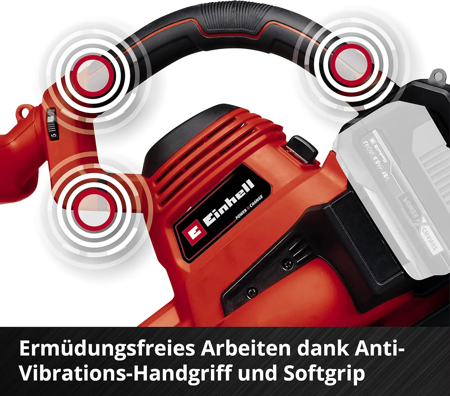 Einhell Accu-bladzuiger/-blazer GE-CL 36/230 Li E-Solo Power X-Change (Li-Ion, 18 volt, zuig-/blaasfunctie, turboschakelaar, incl. zuigbuis + blaasbuis, zonder accu en lader)