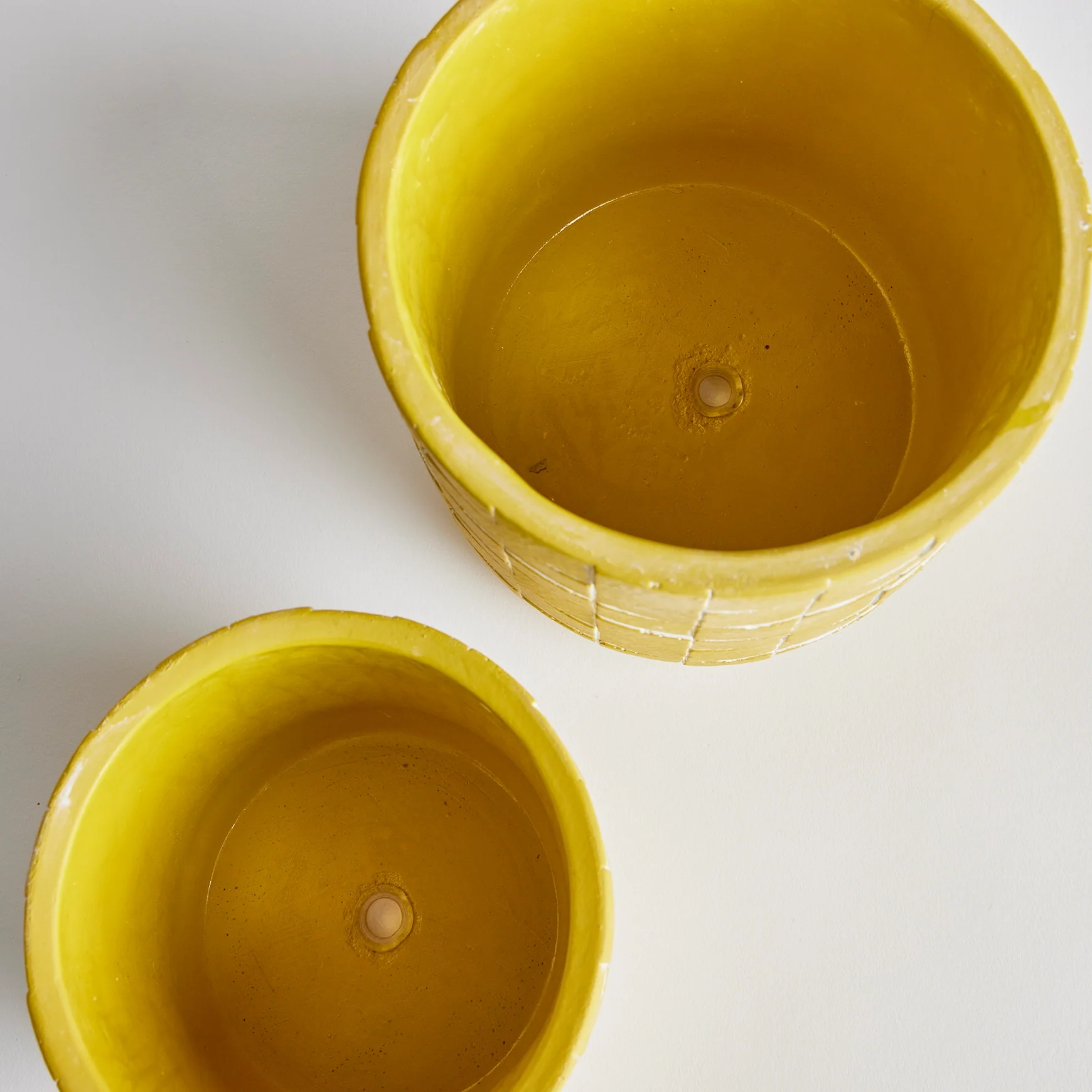 Yellow Tile Pot TURIENNE
