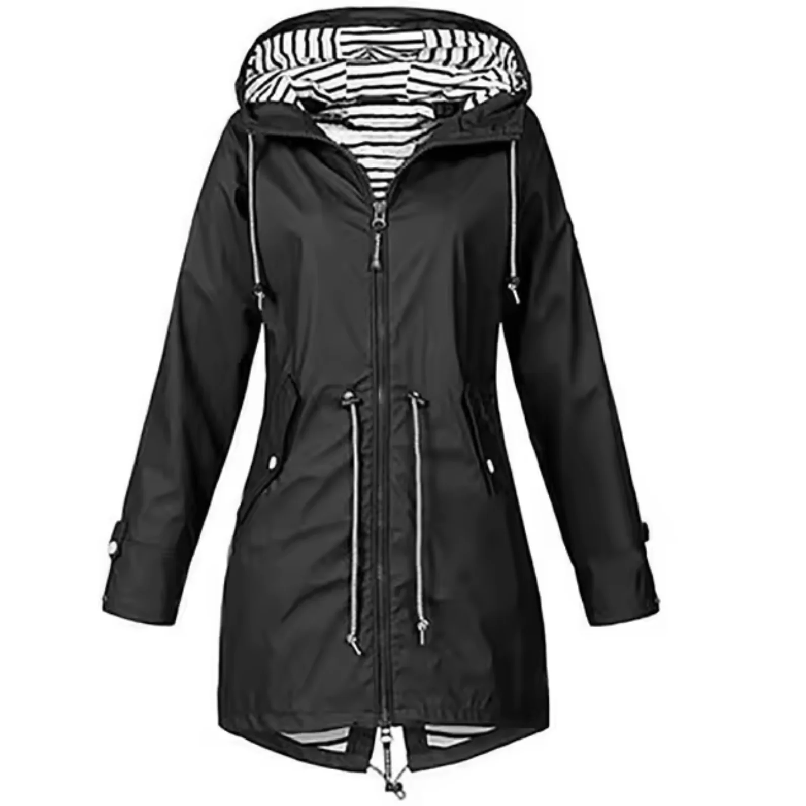 Wasserdichter Regenmantel mit Kapuze �C Leicht & Unisex