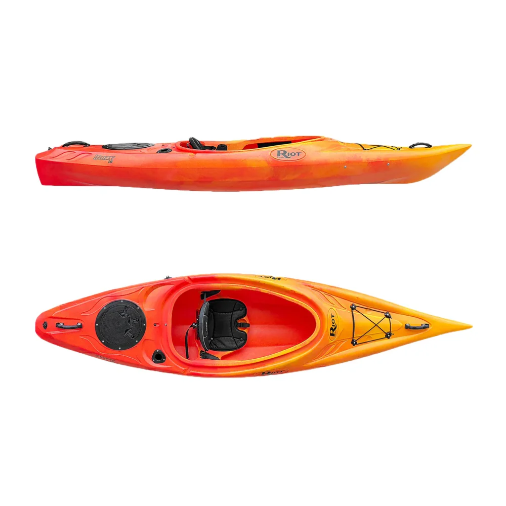 2025 Riot Quest 10 ?C Stabiele en Comfortabele Kayak voor Vissen en Recreatie
