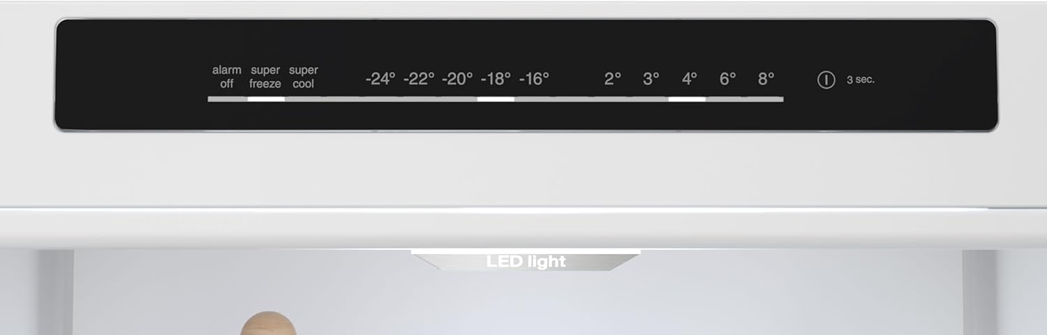 Siemens KG39N2XAG, iQ300, Freistehende Kühl-Gefrier-Kombination, Gefrierbereich unten, 363 l, Total noFrost, hyperFresh, extrem leise, LED Beleuchtung, 203 x 60 cm, Gebürsteter Stahl AntiFingerprint