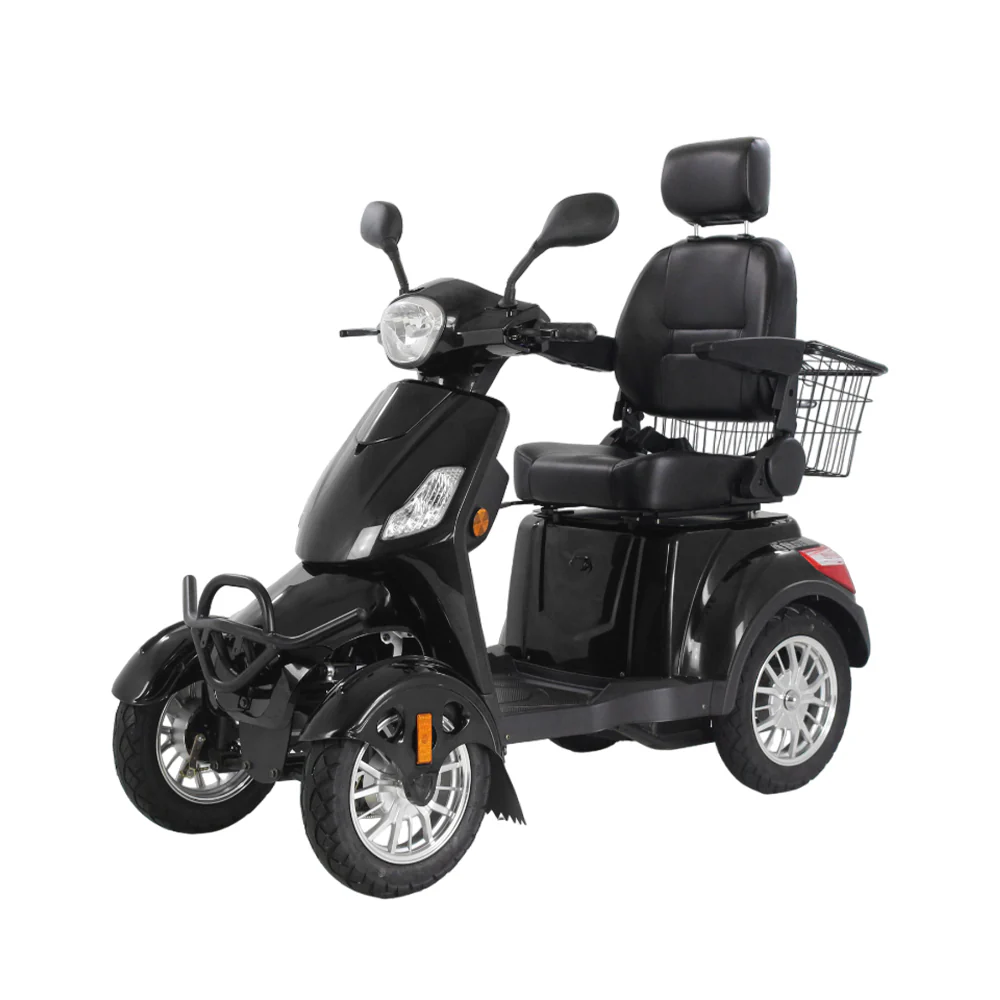 4-Wheel Electric Mobility Scooter with 3 Selectable Speed Modes and 500W Motor, 150kg Max Load