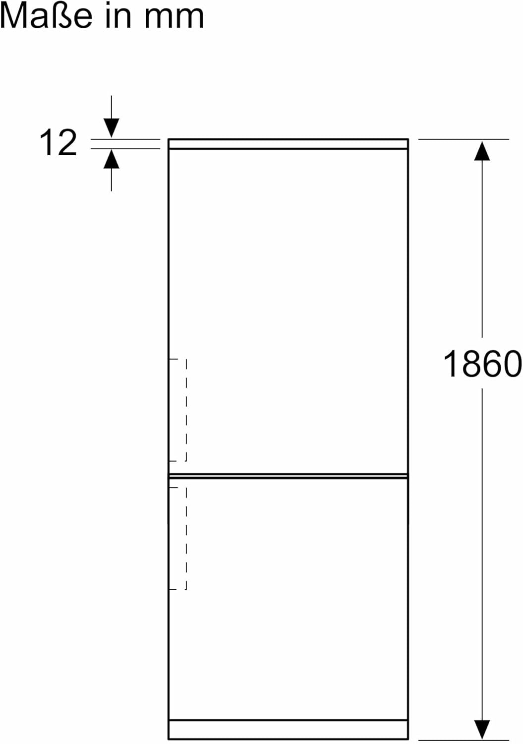 Siemens KG36N2IBF iQ300 Kühl-Gefrier-Kombination, 186 x 60 cm, 218 L Kühlen + 103 L Gefrieren, noFrost-nie wieder abtauen, hyperFresh 0 Grad, superCooling - frische Lebensmittel schnell herunterkühlen