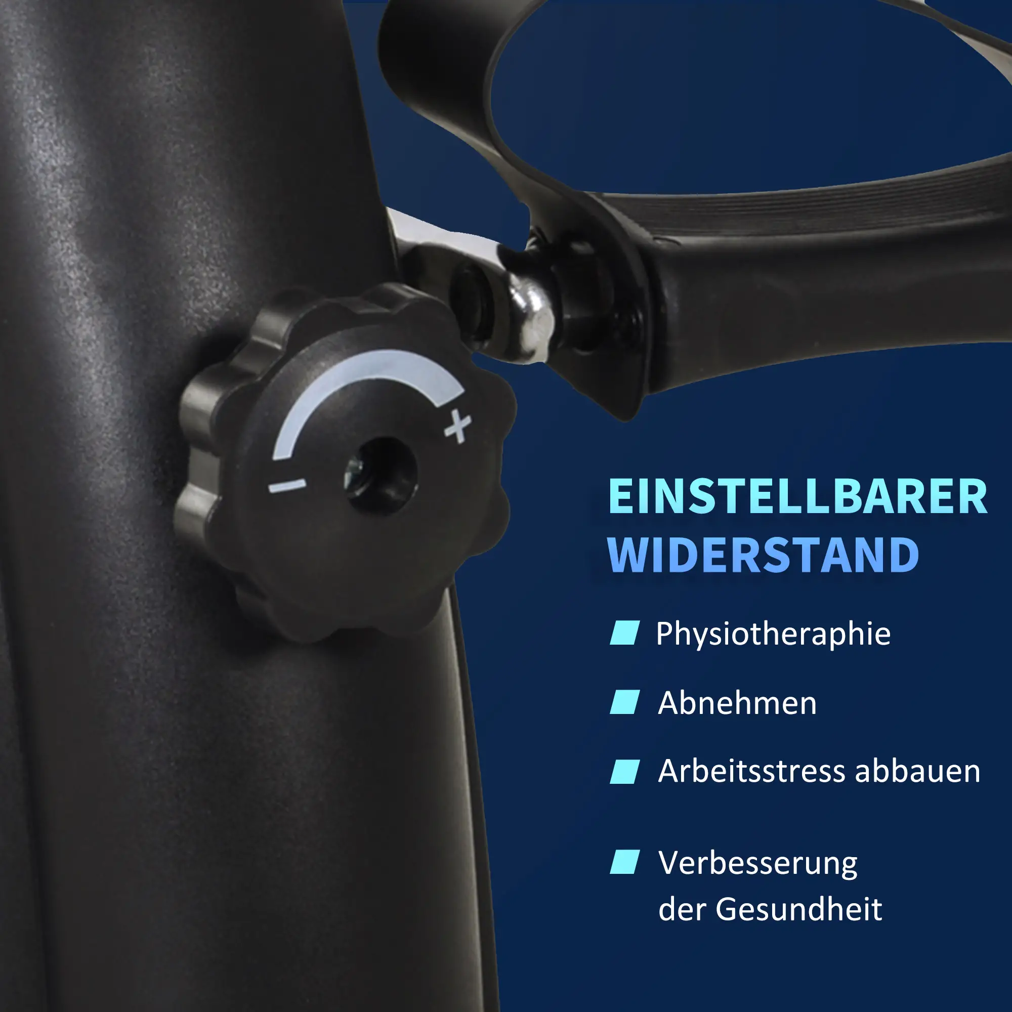 HOMCOM Mini Biketrainer met LCD-display, verstelbare weerstand