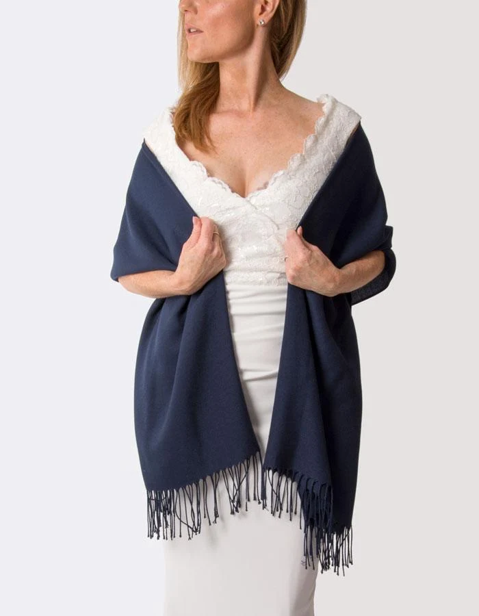 Navy Blue Wedding Pashmina | number 37